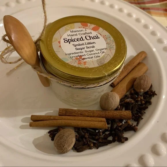 Autumn Trio, hand crafted all natural sugar scrubs moisturizing exfoliating - Picture 4 of 15